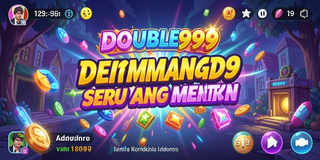 Screenshot gameplay menunjukkan aksi mendebarkan dalam DOUBLE999.