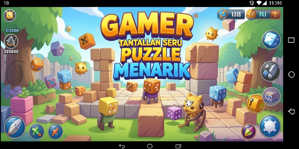 GAMERP: Gameplay puzzle yang menantang dan seru.