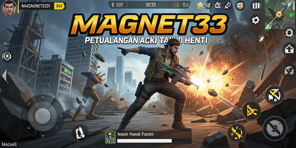 Tangkapan layar dari gameplay seru di MAGNET33.