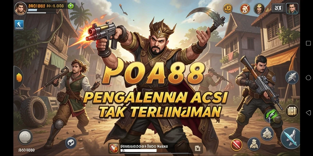 Tampilan gameplay menarik dari POA88 dengan aksi seru dan grafis menawan.